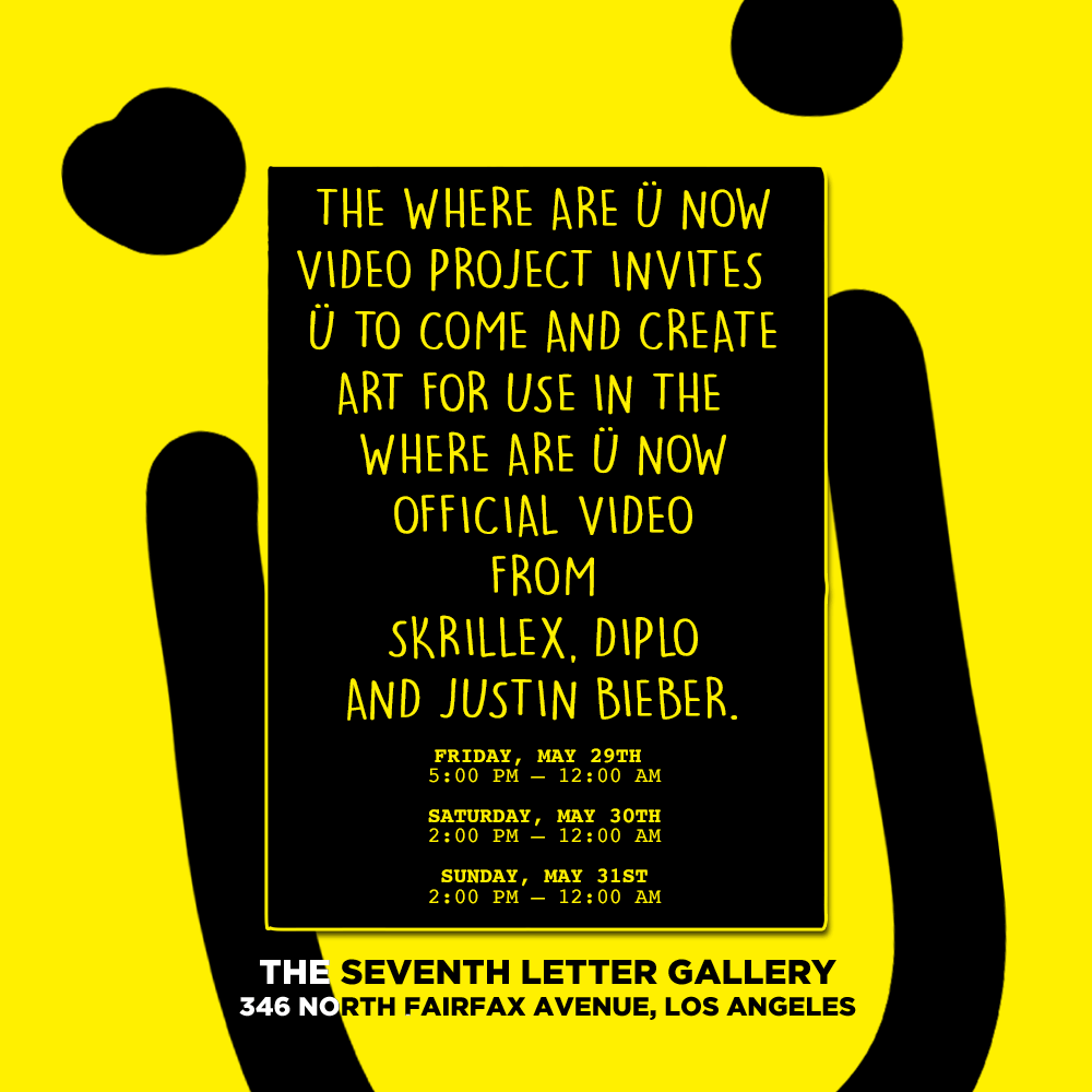 Be Part of Jack Ü's Video 'Where Are Ü Now' feat Justin Bieber - LA  Guestlist