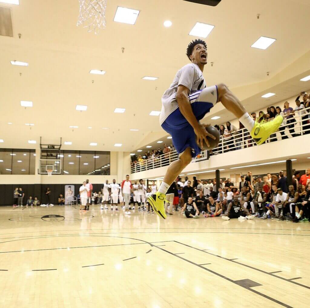 Tyga Takes Part In Black Santa Celebrity Basketball Game Benefit