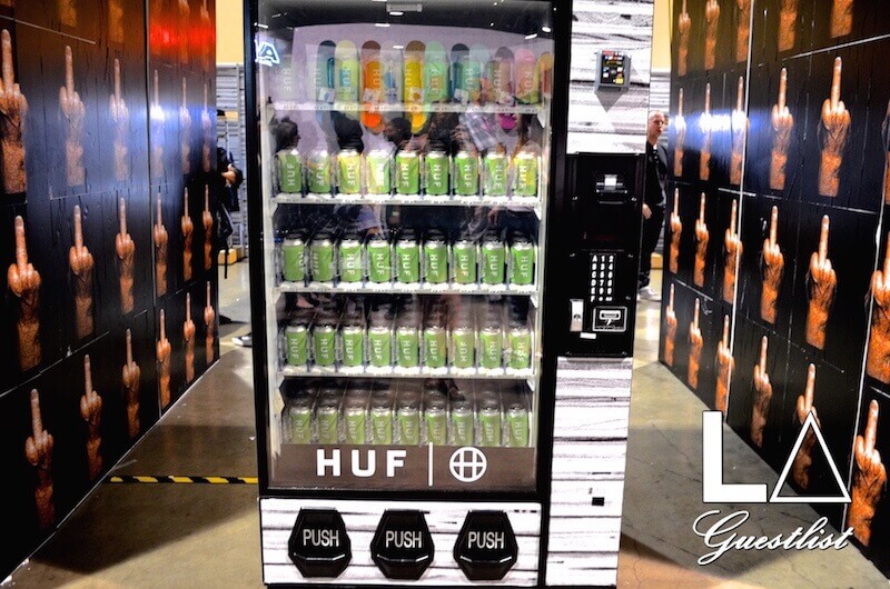 HUF Booth at the 2015 Agenda Show