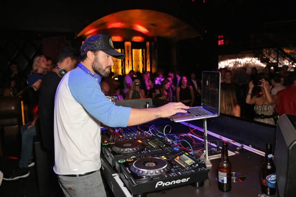 TV personality Brody Jenner DJ's at the Spychatter app launch party at The Argyle on June 30th, 2015 in Hollywood California