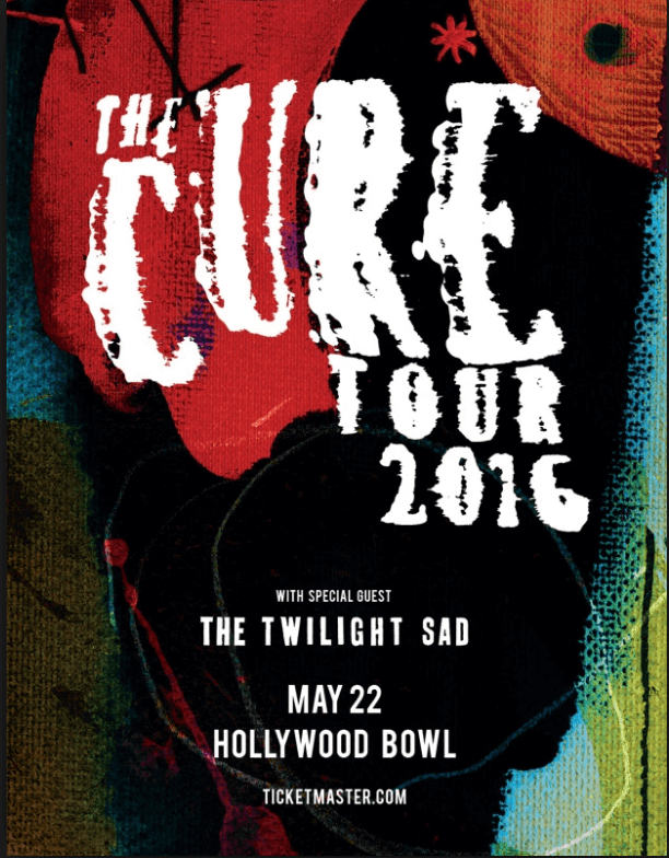 The Cure at Hollywood Bowl LA Guestlist