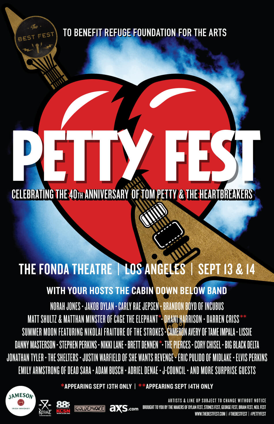 Petty Fest Los Angeles LA Guestlist