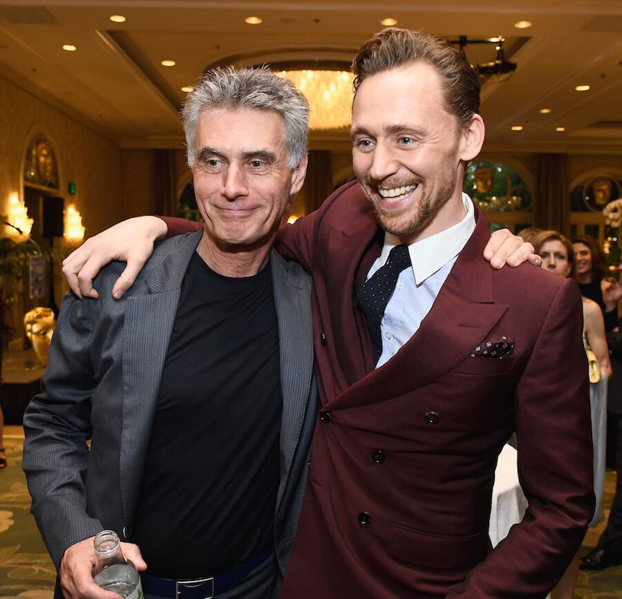 Producer Stephen Garrett and Actor Tom Hiddleston attend The BAFTA Tea Party at Four Seasons Hotel Los Angeles at Beverly Hills on January 7, 2017 in Los Angeles, California