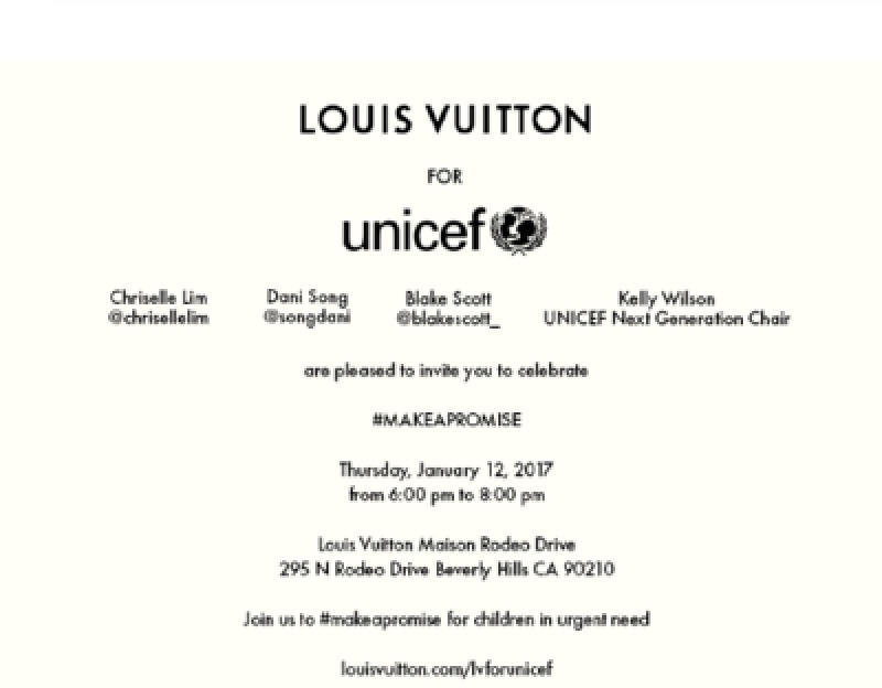 Louis Vuitton Pledges $380,000 to UNICEF Education Programs in
