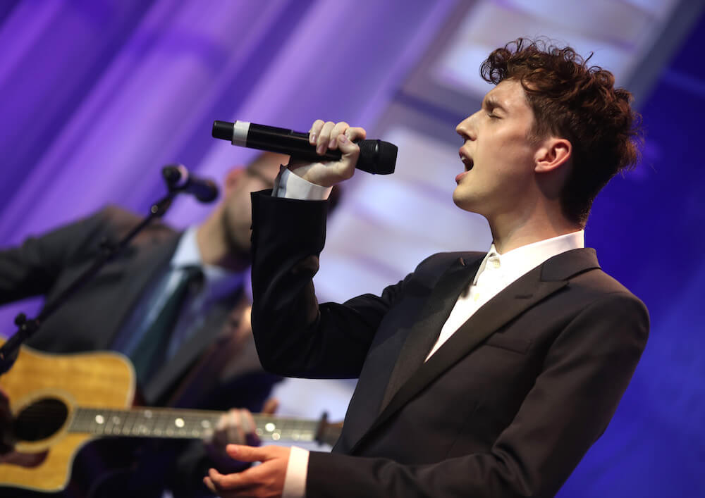 Singer Troye Sivan performs onstage at The Human Rights Campaign 2017 Los Angeles Gala Dinner at JW Marriott Los Angeles at L.A. LIVE on March 18, 2017 in Los Angeles, California