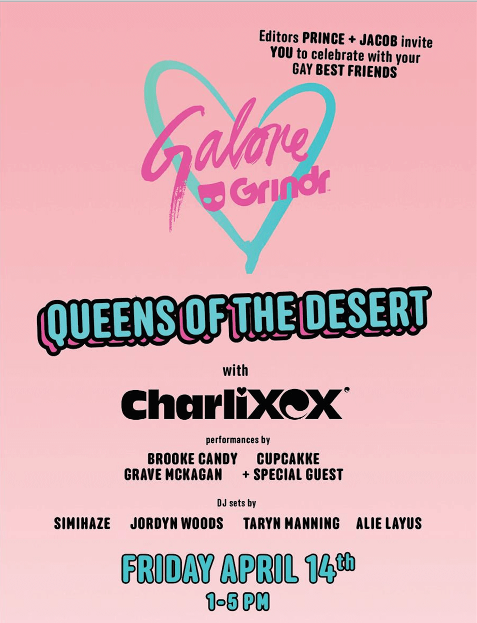 Galore X Grindr Coachella Party - LA Guestlist