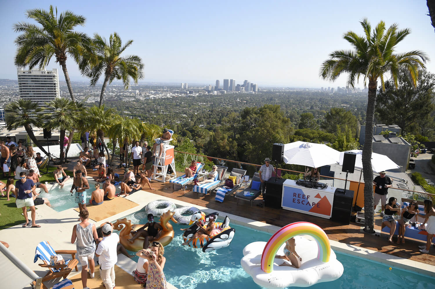 Reef kicked off Summer with a Pool Party Escape in the Hollywood Hills