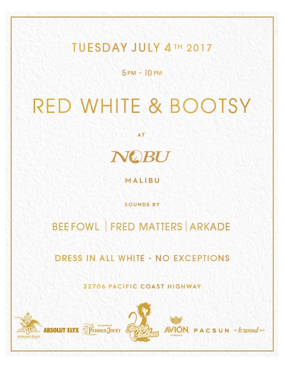 Red, White and Bootsy 4th of July Celebration LA Guestlist