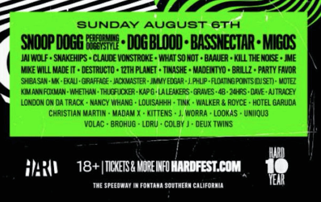 Hard Summer 2017 - LA Guestlist
