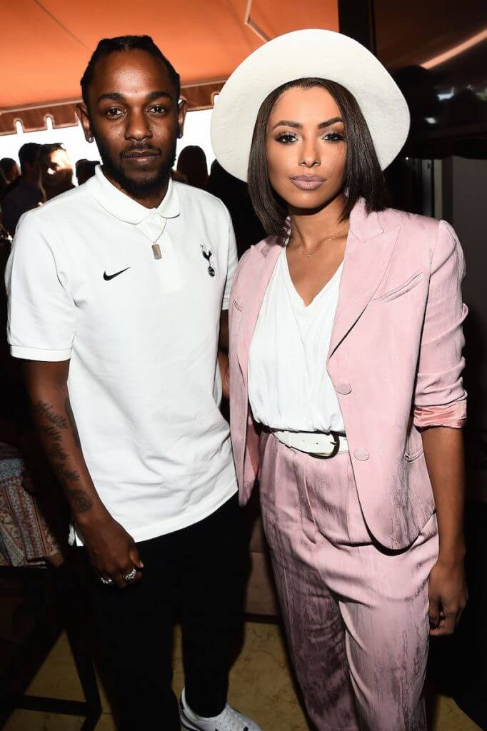 Kendrick Lamar and Katerina Graham attends the Variety Hitmakers Brunch