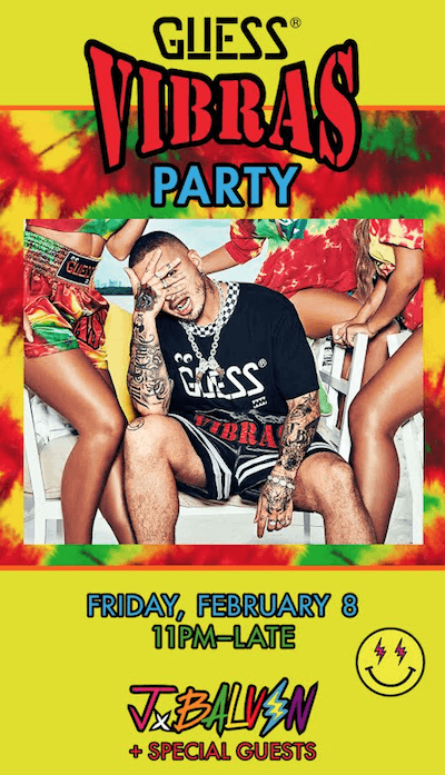 Guess x J Balvin Collection - LA Guestlist