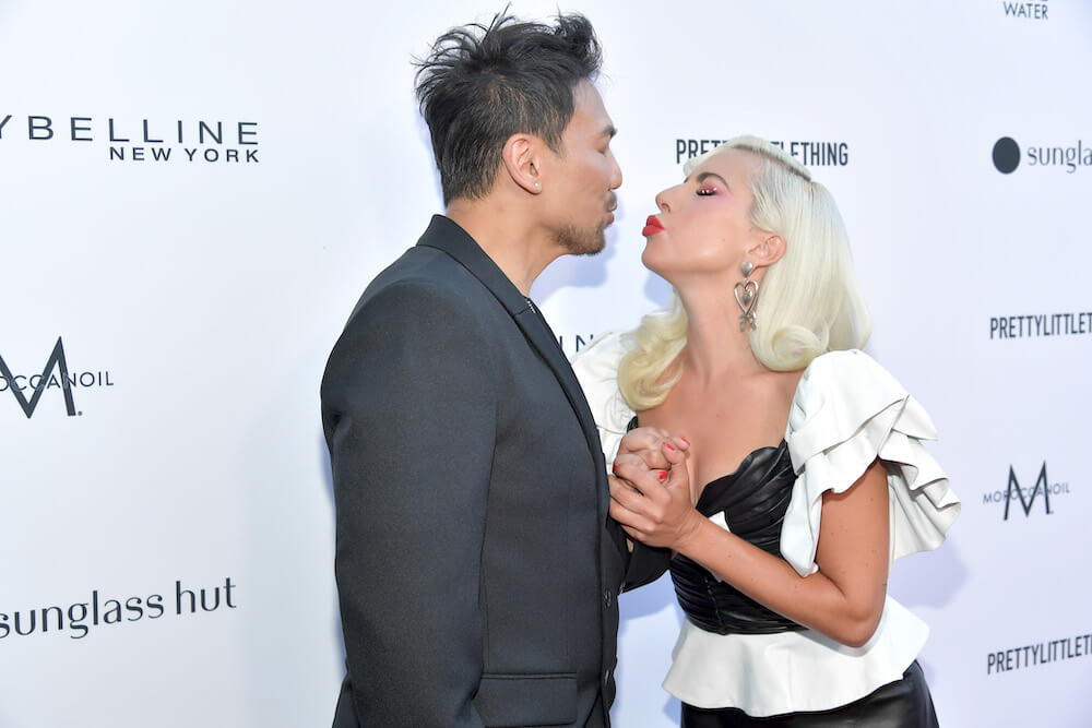 Frederic Aspiras and Lady Gaga attend The Daily Front Row Fashion LA Awards 2019 on March 17, 2019 in Los Angeles, California