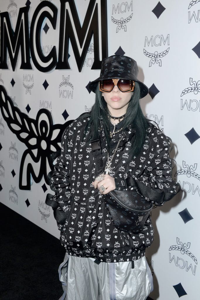 Billie Eilish attends the MCM Rodeo Drive Store Grand Opening Event at MCM Rodeo Drive on March 14, 2019 in Beverly Hills, California