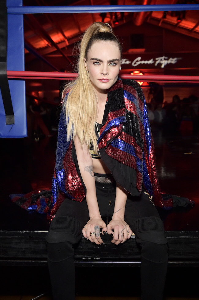 Olivier Rousteing and Cara Delivigne Threw Down in the Ring for