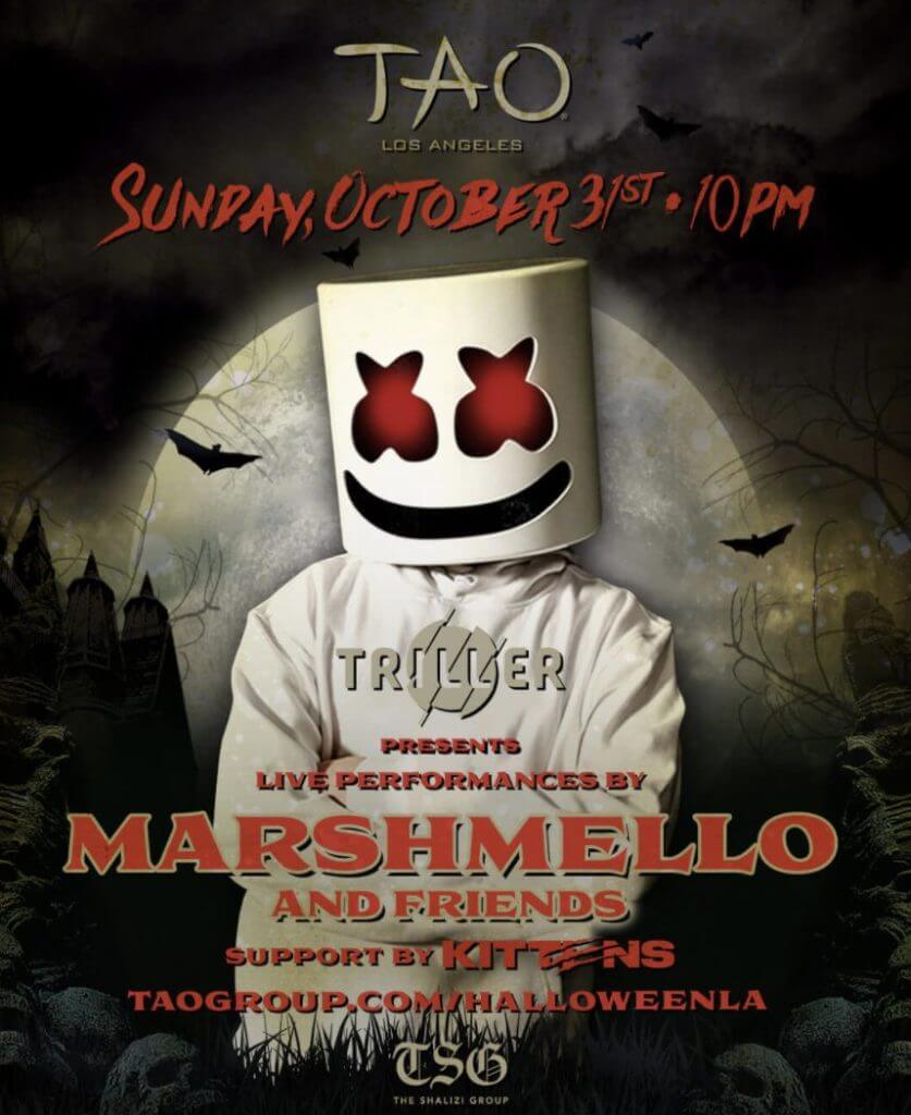 TAO Present Marshmello Halloween LA Guestlist