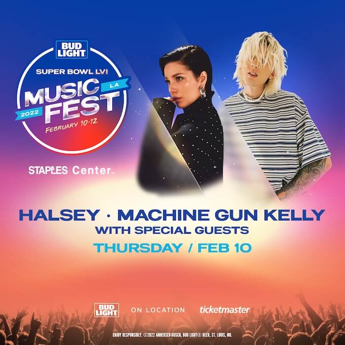 Bud Light Super Bowl Music Fest w/ MGK & Halsey LA Guestlist