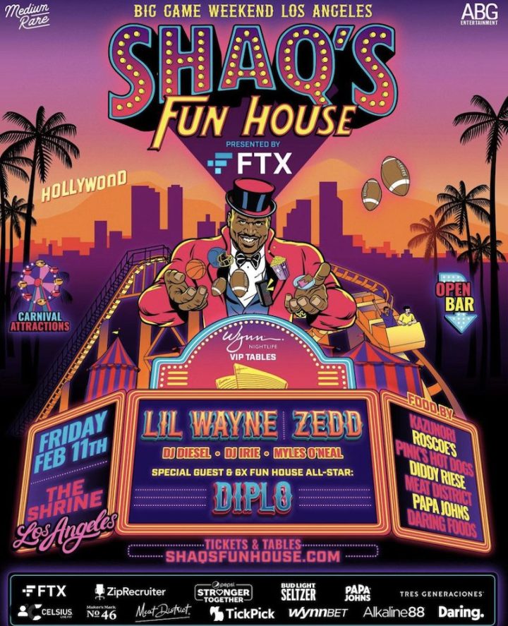 Shaq's Fun House Presented by FTX - LA Guestlist