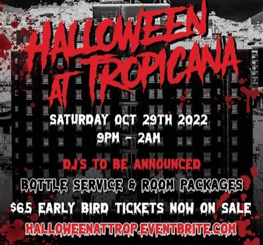 Halloween at Tropicana 2022 - LA Guestlist