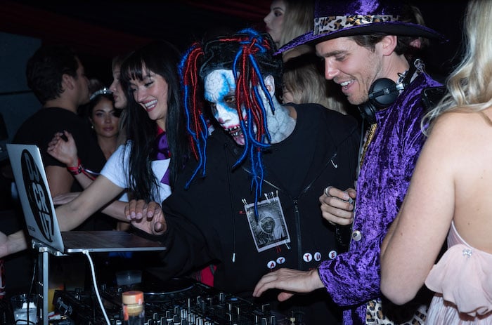 Tyga  attends Darren Dzienciol's Annual CARN*EVIL Halloween Party Hosted by Alessandra Ambrosio