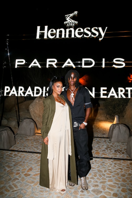 Gabrielle Union, and Alton Mason attend Hennessy Paradis Celebrates ‘PARADIS(E) On Earth' in Joshua Tree Alongside New Face of the Brand, Alicia Keys