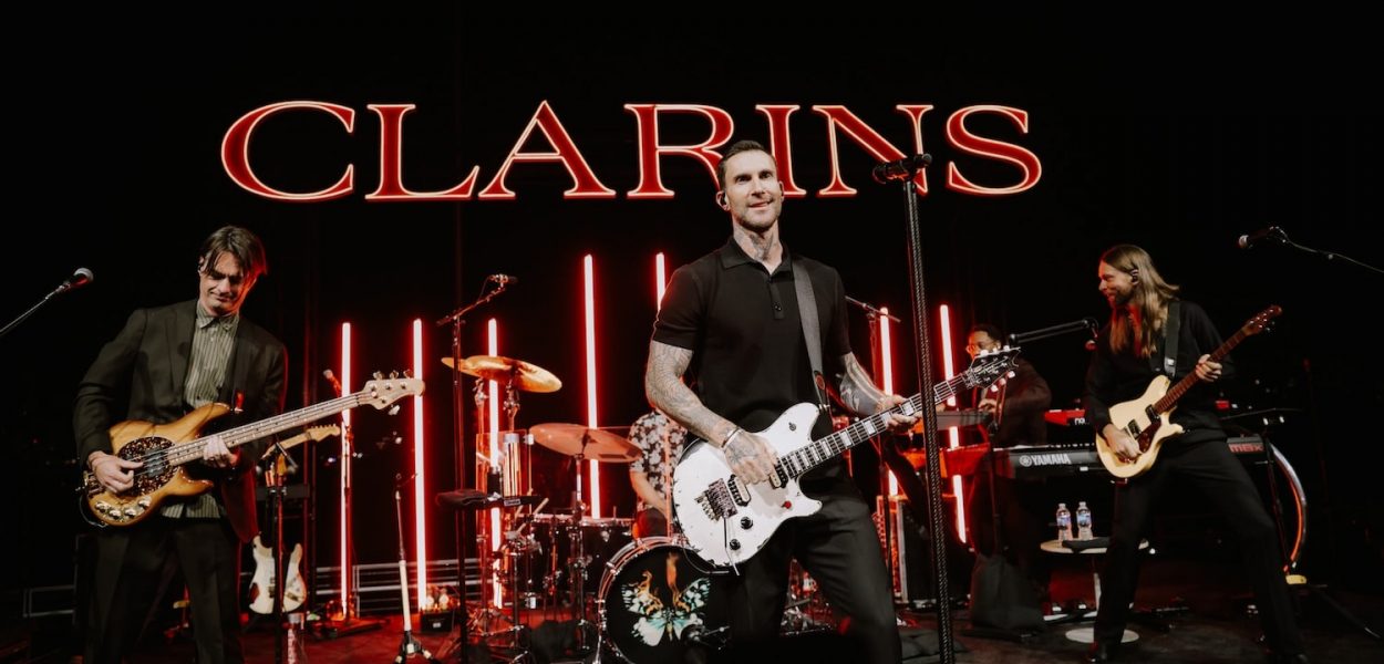 Clarins Celebrates Extra-Firming Energy with “Night of Extra” Featuring a Performance by Maroon 5