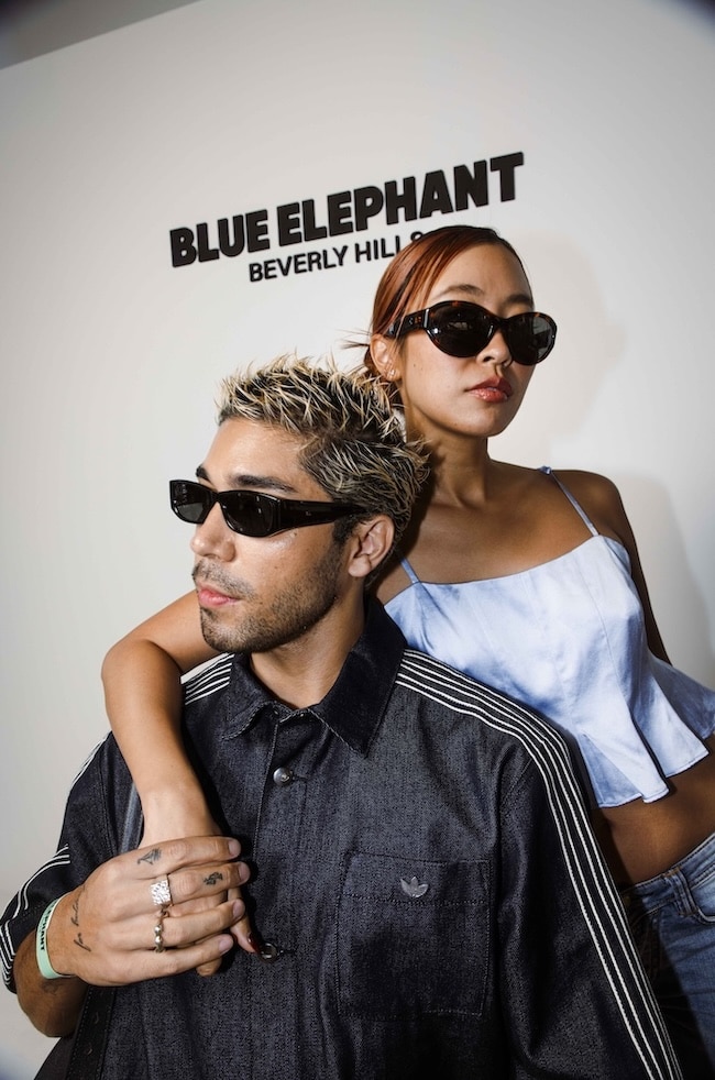 blue elephant dress code Takes Over Beverly Hills with the Grand Opening of its First US Flagship Store all harem pants with Dusty Rose Dresses Devil in a Blue Color:Plata